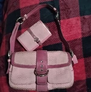 Coach Pink Shoulder Bag